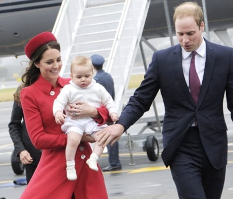 DUKE AND DUCHESS OF CAMBRIDGE ARRIVE IN WELLINGTON
