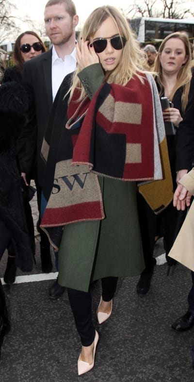 Burberry Prorsum: London Fashion Week AW14 - Arrivals