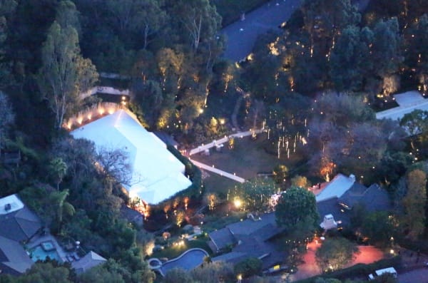 Preparations are under way for Benji Madden and Cameron Diaz wedding tonight - Part 2