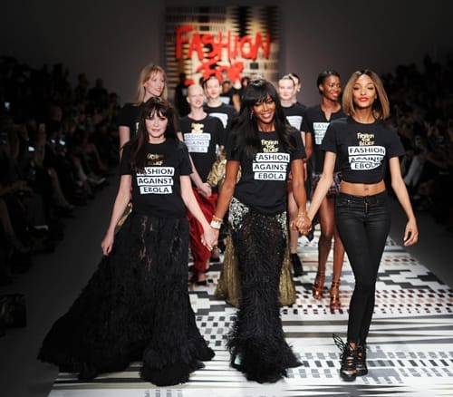 The Fashion For Relief show is in support of Ebola