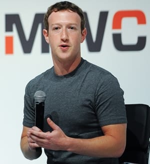 Spain: Mark Zuckerberg in Barcelona