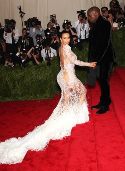 -New York, NY - 5/4/2015 - China: Through The Looking Glass Costume Institute Benefit Gala at the Metropolitan Museum Of Art -PICTURED: Kim Kardashian, Kanye West -PHOTO by: Marion Curtis/startraksphoto.com -MCv_1053657 Editorial - Rights Managed Image - Please contact www.startraksphoto.com for licensing fee Startraks Photo New York, NY For licensing please call 212-414-9464 or email sales@startraksphoto.com