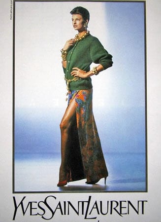 Yves Saint Laurent Fall 1989
