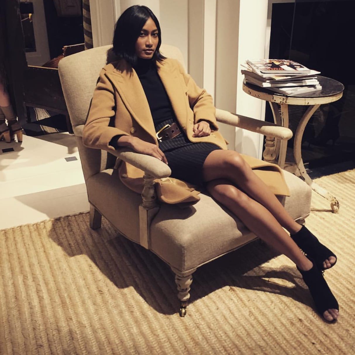 Atikah Karim di ruang persembahan Polo Ralph Lauren.