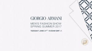 glam lelaki live streaming giorgio armani