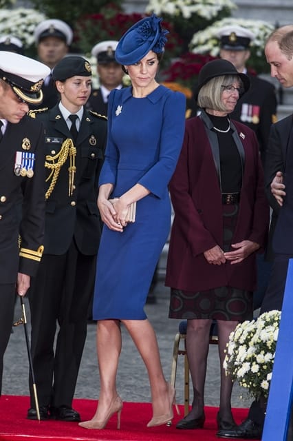 Prince William, Duke of Cambridge and Catherine, Duchess of Cambridge attend the Official Welcome Ceremony for the Royal Tou
