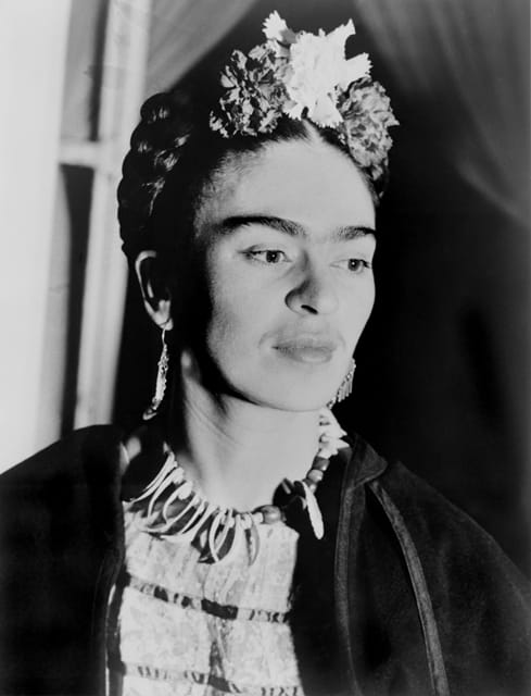 Frida Kahlo (1907-1954), Mexican artist, painted in a distinctive style influenced by surrealism, realism and Mexican folk art. Salma Hayek played the artist in the 2002 film FRIDA. 1939.