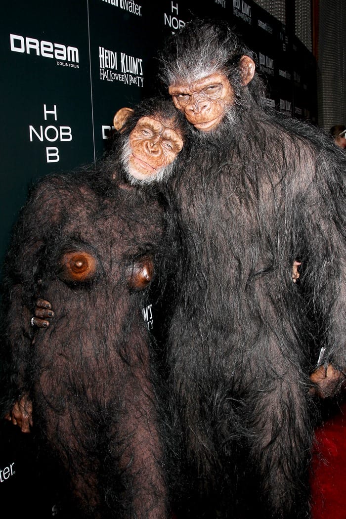 - New York, NY - 10/31/11 - Hobnob Wines and Smartwater Present Heidi Klum's 12th Annual Halloween Party. -PICTURED: Heidi Klum with Seal -PHOTO by: Marion Curtis/Startraksphoto.com -Filename: MC2546703.JPG -Location: PH-D Rooftop Lounge at The Dream Startraks Photo New York, NY For licensing please call 212-414-9464 or email sales@startraksphoto.com