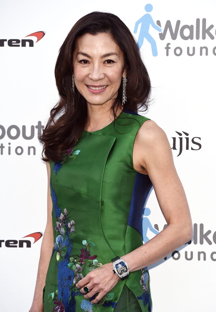 OIC - PEOPLEPRESS.CO.UK - Michelle Yeoh at the Walkabout Foundation Inaugural Gala at the Natural History Museum, Kensington, London on June 27th 2015 Photo Keith Mayhew/People Press/OIC 0203 174 1069
