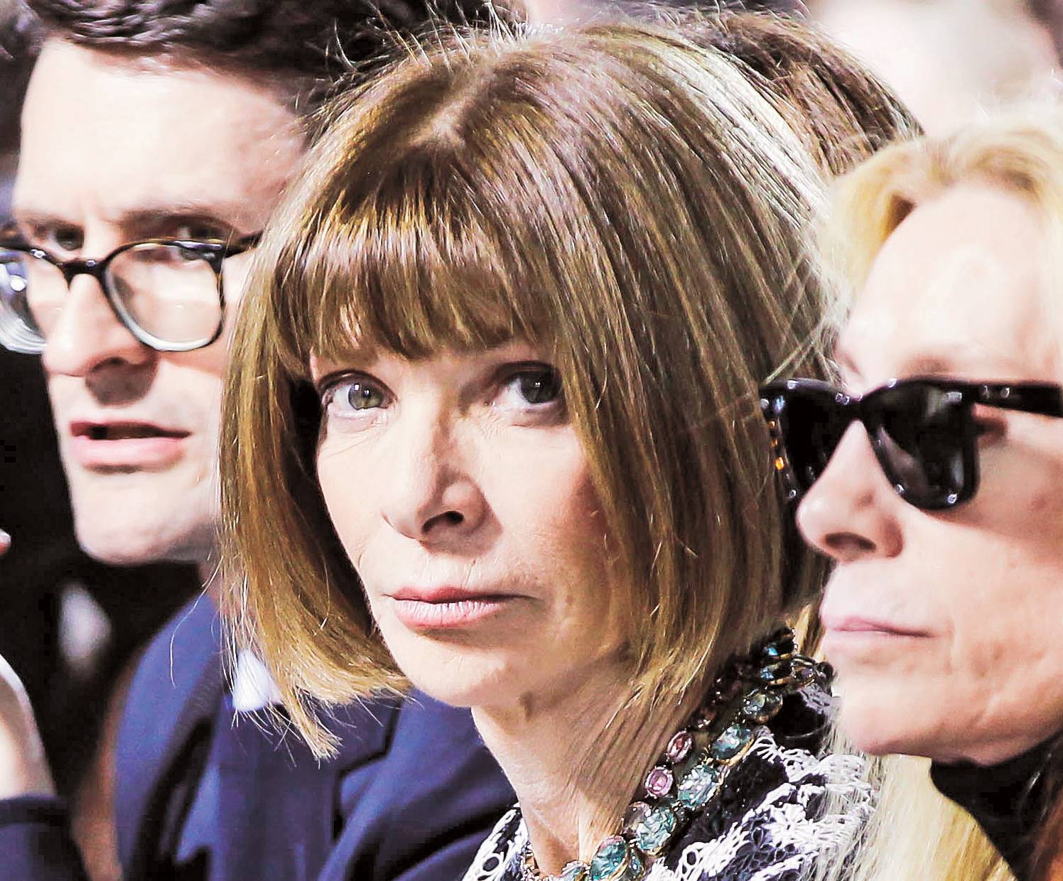 Paris, France - 10/2/2015 - Christian Dior During S/S 2016 Paris Fashion Week -PICTURED: Anna Wintour -PHOTO by: Gerardo Somoza/startraksphoto.com -SUMv_239402.JPG Editorial - Rights Managed Image - Please contact www.startraksphoto.com for licensing fee Startraks Photo New York, NY For licensing please call 212-414-9464 or email sales@startraksphoto.com Image may not be published in any way that is or might be deemed defamatory, libelous, pornographic, or obscene. Please consult our sales department for any clarification or question you may have. Startraks Photo is a worldwide photo and news agency that provides a daily wire syndicate service to top tier magazines, popular online news outlets, and to hundreds of other publications domestic and foreign. Images will be wire syndicated worldwide immediately following the event.