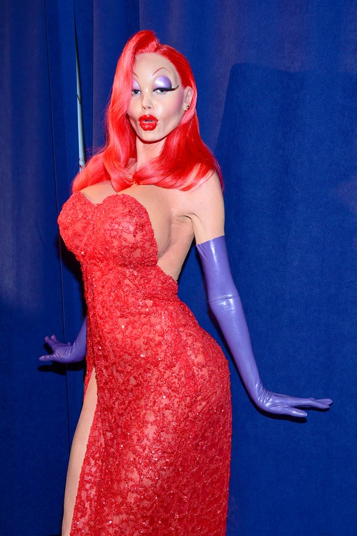 Heidi Klum - Heidi Klums 16th Annual Halloween Party sponsored by GSNs Hellevator and SVEDKA Vodka held at LAVO New York on October 31, 2015. (Photo by Sean Zanni/Patrick McMullan) *** Please Use Credit from Credit Field ***