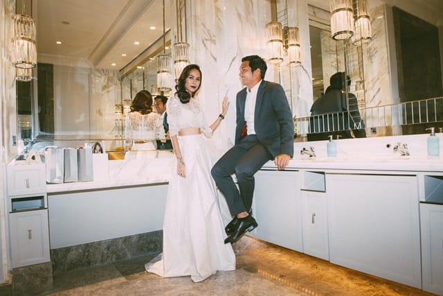 Kim Raymond personaliti Most GLAM 2016 dan Keith Foo salah satu glamorous couple pada malam Most GLAM 2016