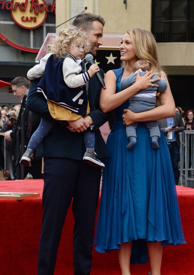 Ryan Reynolds honored with star on Hollywood Walk of Fame in Los Angeles
