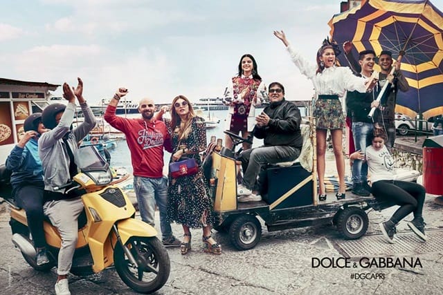 Zendaya, Sonia Ben Ammar, Thylane Blondeau untuk Kempen Musim BUnga 2017 Dolce & Gabbana Foto: Franco Pagetti