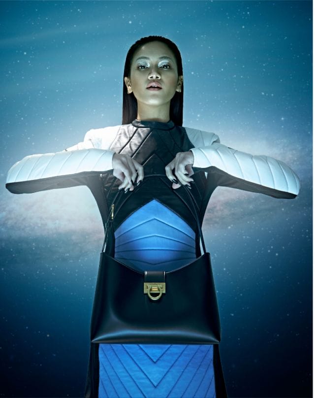 Ilham Bernuansa Futuristik Salvatore Ferragamo