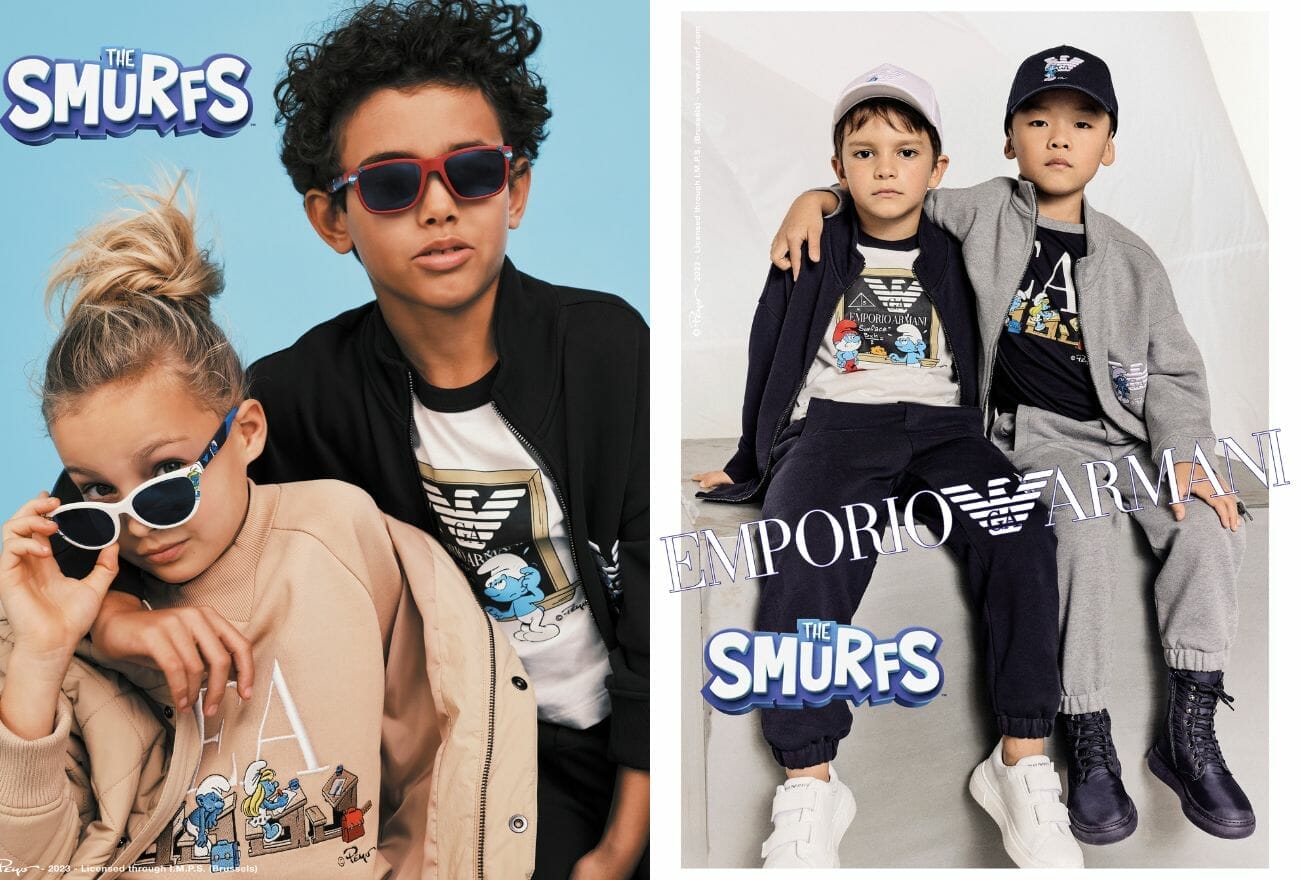 Fesyen Kanak-Kanak Bersama Emporio Armani & The Smurfs