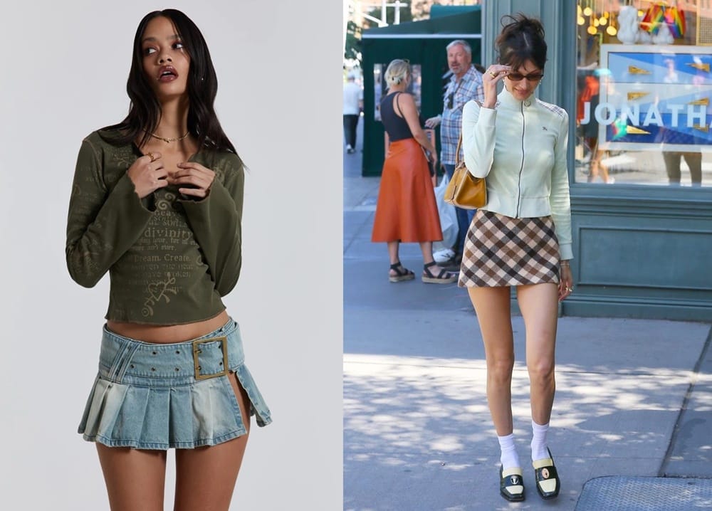 Skirt mini antara helaian fesyen Gen Z sering sarung setiap hari