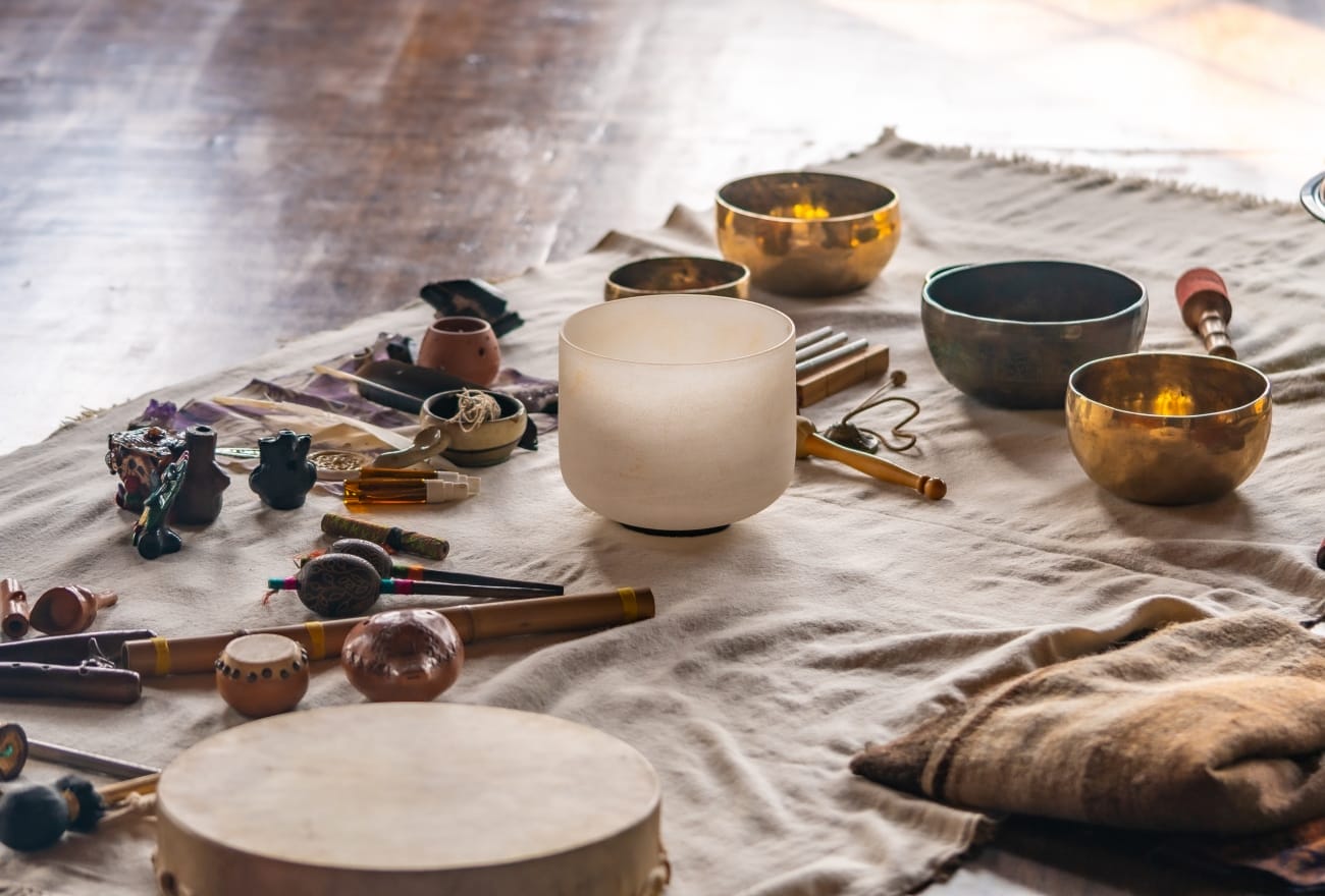 terapi bunyi sound bath & sound meditation